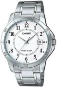 Casio Herreur MTP-V004D-7BUDF Classic Hvid/Stål Ø41.5 mm