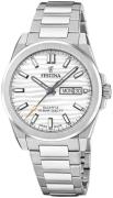 Festina Herreur F20073-1 Swiss Made Sølvfarvet/Stål Ø40 mm