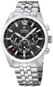Festina Herreur F20742-3 Timeless Sort/Stål Ø43.8 mm