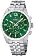 Festina Herreur F20742-2 Timeless Grøn/Stål Ø43.8 mm