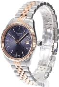 Tissot Dameur T156.210.22.041.00 Ballade Blå/Rosaguldtonet stål