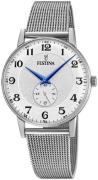 Festina F20568-1 Retro Sølvfarvet/Stål Ø36 mm