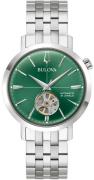 Bulova Herreur 96A319 Aerojet Grøn/Stål Ø38 mm