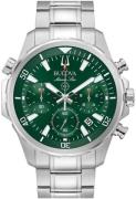 Bulova Herreur 96B396 Marine Star Grøn/Stål Ø47 mm
