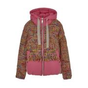 Tweed Puffer Jakke