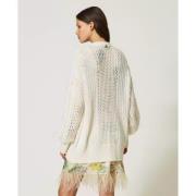 Lang Alpaca Uld Cardigan - S