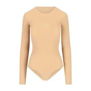 Beige Top med MM6 Maison Margiela Stil