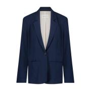 Indigo Teknisk Jersey Blazer