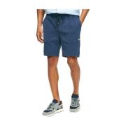 Stretch Sueded Cotton Jersey Sweatshorts