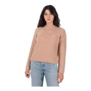 Strikket rund hals sweater