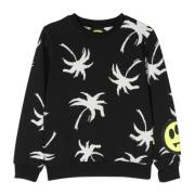 Sort Palm Print Sweater