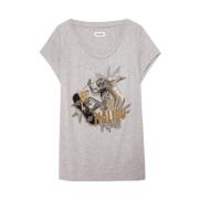 Meryl Skeleton T-Shirt - Stilfuld Dametop