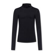 Turtleneck top med logo