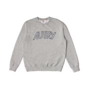 Melange Crewneck Sweatshirt til Mænd