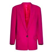 Fuchsia Oversized Blazer