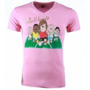 Football Legends Print - Herre T-Shirt - 54007R