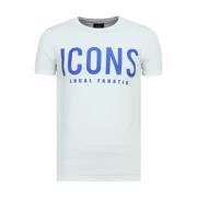 T Shirt ICONS Print - Herretrøjer Nye - 6361W