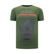 T-Shirt med Tryk Call of Duty