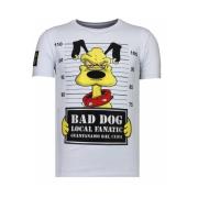 Bad Dog Rhinestone - Herre T-shirt - 13-6207W