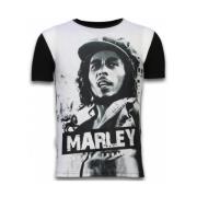 Bob Marley Sort Og Hvid - Herre T-Shirt - 11-6254Z