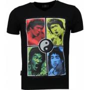 Bruce Lee Ying Yang - Herre T-shirt - 2315Z