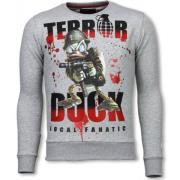 Terror Duck Rhinestone Sweater - Herretrøjer - 6173G