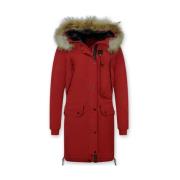 Parka Kvinder - Vinterjakke Polstret Jakke - DM8836R