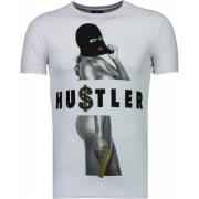 Hustler Rhinestone - Herre T-Shirt - 5087W
