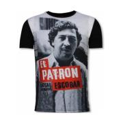 El Patron Escobar Rhinestone - Herre t-shirt - 11-6255Z