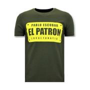 Herre T-shirt Print - Pablo Escobar El Patron