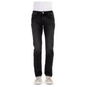 Behagelige og elastiske sorte jeans