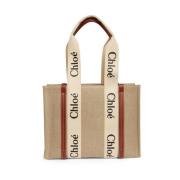 Medium Woody Shopping Taske - Brun