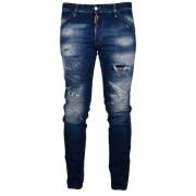 Moderne Slim-Fit Faded Jeans