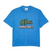 Bomuld Minecraft Logo T-Shirt