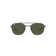 RB 3688 Gunmetal Grønne Solbriller