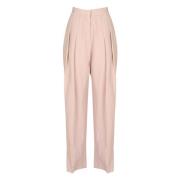 Højtaljede Pink Chinos