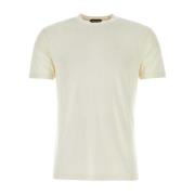 Sand Lyocell Blend T-Shirt, Moderne Komfort