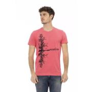 Action Pink Rund Hals T-Shirt