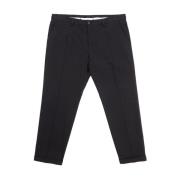 Sorte Bomuld Chino Bukser - Slim Fit