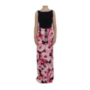 Blomstret Maxi Sheath Kjole