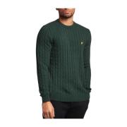 Mørkegrøn Marl Sweaters