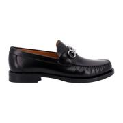 Sorte Læder Loafers AW23