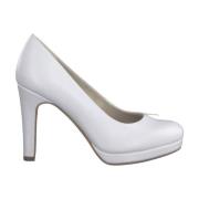 Hvide Elegante Lukkede Pumps