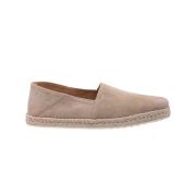 Beige Velvet Mule Espadriller