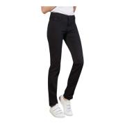 Smart Straight-Leg Jeans i Sort