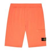 Fluorescerende Orange Børne Bermuda Shorts