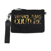 Herre Sort Logo Håndtaske fra Versace Jeans Couture
