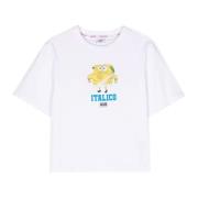 Hvid Børne T-shirt med Spongebob Print
