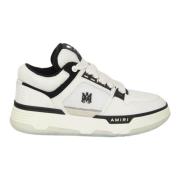 Hvide Læder- og Mesh MA-1 Sneakers
