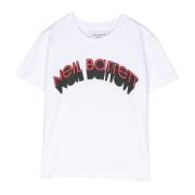 Hvid Børne T-shirt med 3D Print